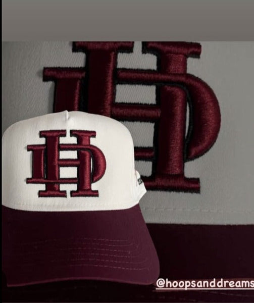 Cali Crowned "Maroon/Cream"