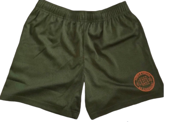 HD Mesh Shorts  (Olive Green and Sage)