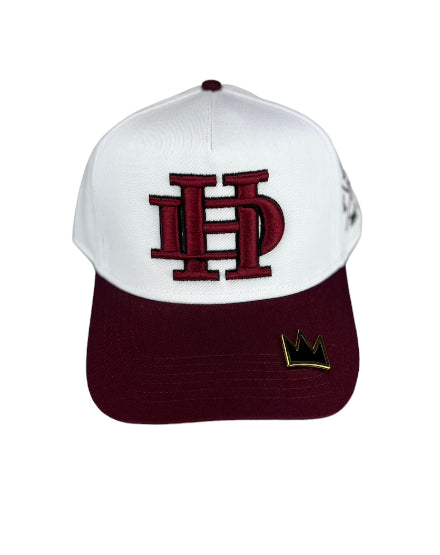 Cali Crowned "Maroon/Cream"