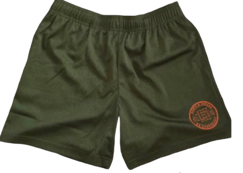 Ace Mesh Shorts  (Olive Green and Sage)