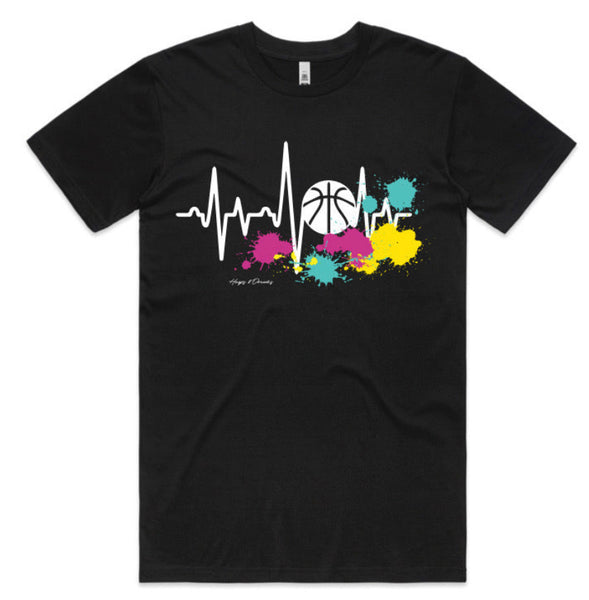 Basketball Heartbeat Tee