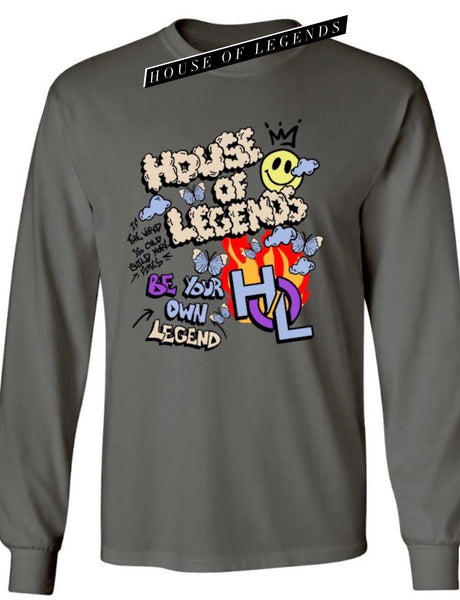 Be your own legend-Long Sleeve  Tee (clip art)