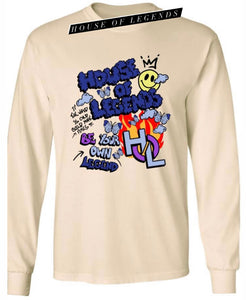 Be Your Own Legend - Long Sleeve Crew Neck (clip art)